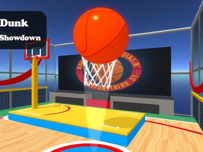 VR Dunk Showdown Gameplay Screenshot